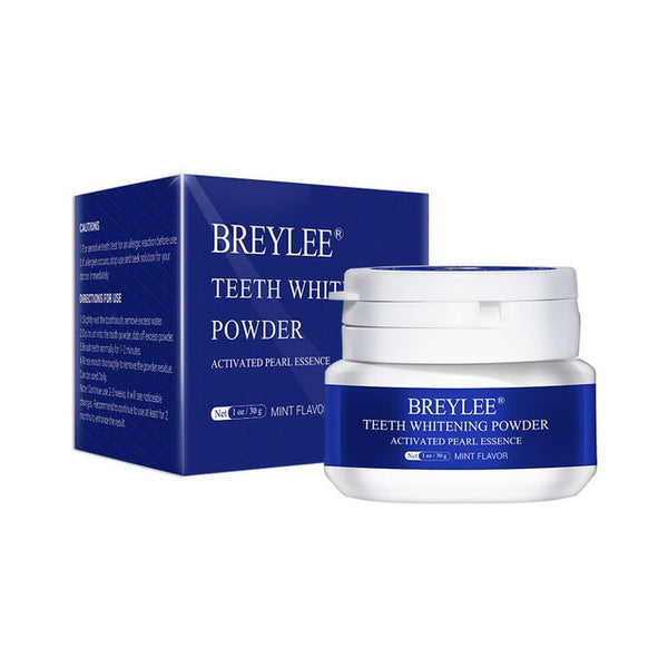 BREYLEE Teeth Whitening Powder Pearl Essence Natural Dental Toothpaste