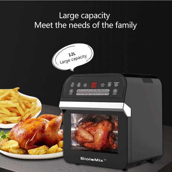 BioloMix 12L 1600W Air Fryer Oven Toaster