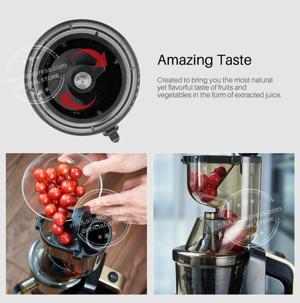 MIUI Slow Juicer 7LV Screw Cold Press Extractor