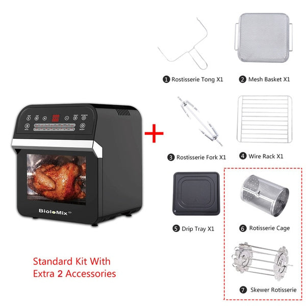 BioloMix 12L 1600W Air Fryer Oven Toaster