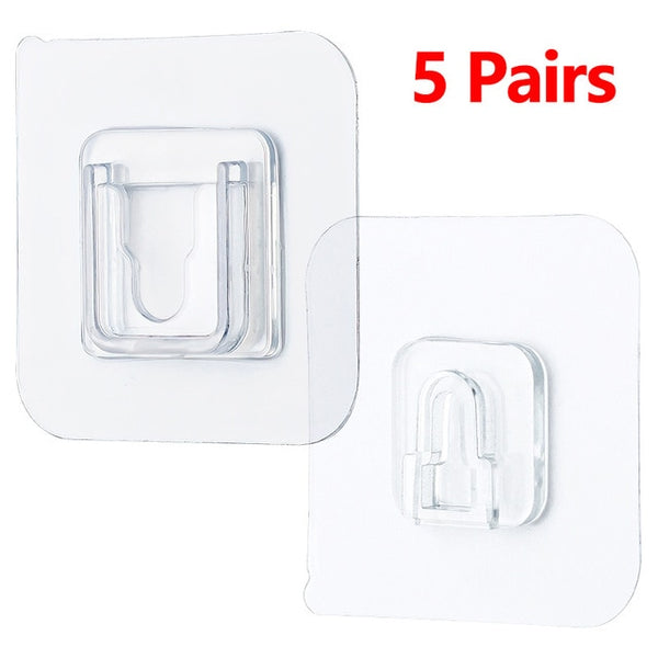 Double-Sided Adhesive Wall Hooks