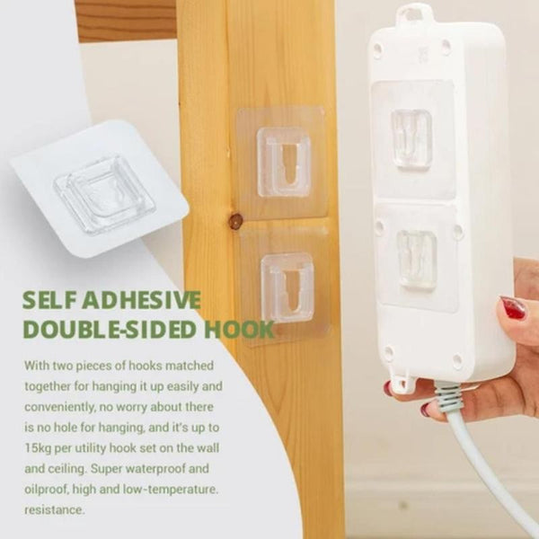 Double-Sided Adhesive Wall Hooks