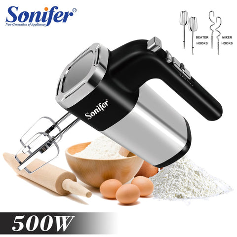 5 Speeds 500W High Power Electric Food Mixer Hand Blender