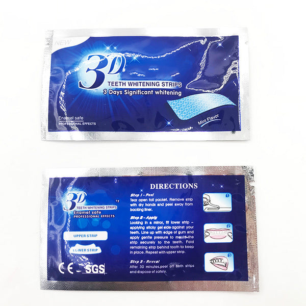 28Pcs/14Pair Gel Teeth Whitening Strips Oral Hygiene Care